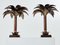 Early Palm Tree Lamps in Mahogany and Bronze from Maison Jansen, 1960, Set of 2, Image 3