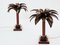 Frühe Palm Tree Lampen aus Mahagoni & Bronze von Maison Jansen, 1960, 2er Set 11