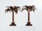 Early Palm Tree Lamps in Mahogany and Bronze from Maison Jansen, 1960, Set of 2, Image 13