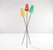 Dreibeinige Stehlampe mit Farbigen Schirmen von Mathieu Matégot, 1950er 1