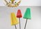 Dreibeinige Stehlampe mit Farbigen Schirmen von Mathieu Matégot, 1950er 2