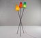 Tripod Floor Lamp with Colored Shades by Mathieu Matégot, 1950s 10