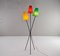 Dreibeinige Stehlampe mit Farbigen Schirmen von Mathieu Matégot, 1950er 4