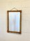 Espejo rectangular de bambú, años 70, Imagen 3