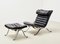 Ari Lounge Chair and Ottoman by Arne Norell for Norell Mobler, 1970s, Set of 2 1