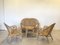 Wicker Lounge Set, 1980s, Set of 4 3