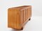 Rot lackiertes Eichenholz Sideboard von Jacques Adnet, 1940 4