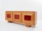 Oak Sideboard in Red Lacquer by Jacques Adnet, 1940 10