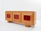 Oak Sideboard in Red Lacquer by Jacques Adnet, 1940, Image 10