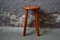 Vintage Brutalist Chalet Stool, 1970s 5