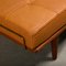 Divan GE19 en Teck et Cuir Camel par Hans J. Wegner pour Getama, 1960s 9