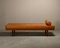 GE19 Daybed with Teak and Camel Leather by Hans J. Wegner for Getama, 1960s 7