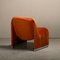 Vintage Italian Alky Lounge Chair in Autumn Velvet by Giancarlo Piretti for Anonima Castelli, 1970s, Image 8