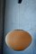 Lampada da soffitto Mid-Century in rodoide plissettato, Francia, anni '50, Immagine 9