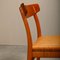 Ch23 Dining Chairs in Oak, Teak and Papercord by Hans J. Wegner for Carl Hansen & Søn, 1960s, Set of 4 8