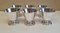 Art Deco Silver-Plated Glasses, Set of 6, Image 3
