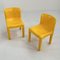 Yellow Model 4875 Chair by Carlo Bartoli for Kartell, 1970s 1