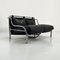 Gae Aulenti zugeschriebenes Stringa 2-Sitzer Ledersofa für Poltronova, 1960er 3