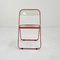 Coral Frame Plia Folding Chair by Giancarlo Piretti for Anonima Castelli, 1960s 2