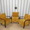Art Deco Armchair with Armrests in Yellow, 1920s, Image 10