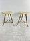 Mid-Century Brass Stools in the style of Paolo Buffa, 1950s, Set of 2 1