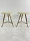 Mid-Century Brass Stools in the style of Paolo Buffa, 1950s, Set of 2 2