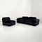 Black Velvet Modular Sofa by Rodolfo Bonetto for Tecnosalotto, 1960s, Set of 5 8