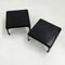 Black Demetrio 45 Tables by Vico Magistretti for Artemide, 1970s, Set of 2 5