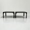 Black Demetrio 45 Tables by Vico Magistretti for Artemide, 1970s, Set of 2 1