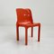 Orange Selene Chair by Vico Magistretti for Artemide, 1970s 2