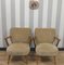 Armchairs with Armrests Beige, 1960s, Set of 2, Image 1
