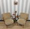 Armchairs with Armrests Beige, 1960s, Set of 2 10