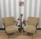 Armchairs with Armrests Beige, 1960s, Set of 2, Image 2