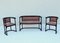 Art Nouveau Chairs and Sofa by Josef Hoffmann for Thonet, Set of 3 1
