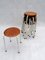 Vintage Dutch Stools in Plywood, 1970s, Set of 8 4