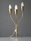 Mid-Century Modern Italian Brass Tripod Cone Table Lamp, 1950s 10