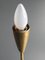 Mid-Century Modern Italian Brass Tripod Cone Table Lamp, 1950s 2