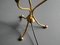 Mid-Century Modern Italian Brass Tripod Cone Table Lamp, 1950s, Image 7