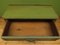 Bohemian Green Painted Cabinet with Drawer, 1890s 7