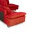 Red Fabric Corner Sofa 7