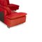 Sofá esquinero de tela roja, Imagen 7