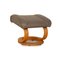 Leather Zerostress Armchair & Stool from Himolla, Set of 2 12