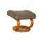 Leather Zerostress Armchair & Stool from Himolla, Set of 2, Image 12