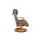 Leather Zerostress Armchair & Stool from Himolla, Set of 2, Image 9