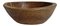 Vintage India Teak Wood Bowl, Image 1