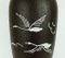 Vintage Floor Vase with Relief Pattern and Crane Motif from Carstens 2