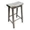 Vintage Teak Sushi Bar Stool 1