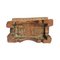 Caja de especias de la India antigua de madera tallada, Imagen 4