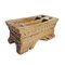 Caja de especias de la India antigua de madera tallada, Imagen 2