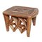 Large Mid-20th Century Tribal Nupe Stool or Table 6